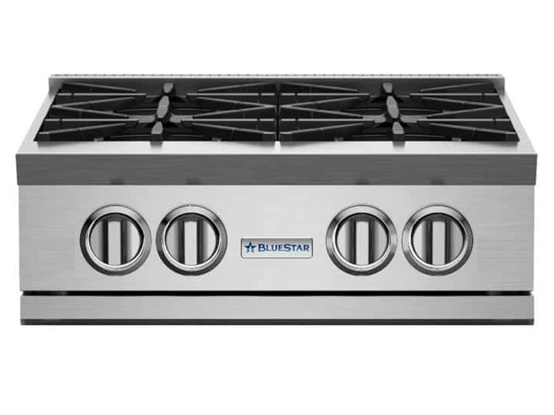 24" Blue Star RGTNB Series Gas Rangetop with 4 Open Burners - RGTNB244BV2