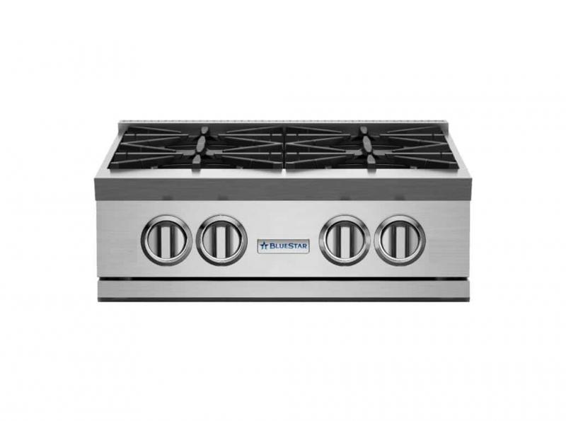 24" Blue Star RGTNB Series Gas Rangetop with 4 Open Burners - RGTNB244BV2