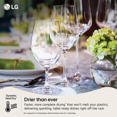 24" LG Smart FlushFit Top Control Dishwasher - LDNPM654S