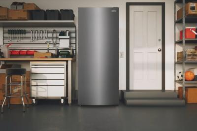 Frigidaire 16 Cu. Ft. Garage Ready Upright Freezer in Fingerprint-Resistant Stainless Steel Look - FFUE1626AV