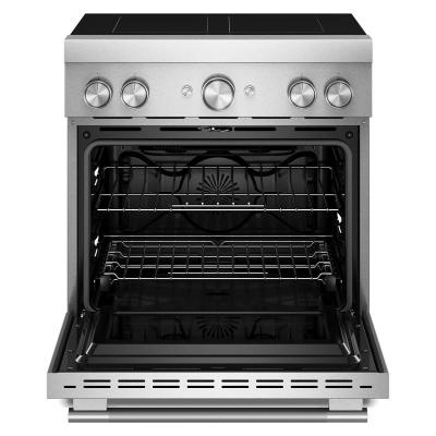 30" KitchenAid 4-Element Induction Freestanding Commercial-Style Range - KFIS930SSS
