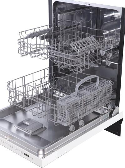 24" Frigidaire Built-In Tall Tub Dishwasher in White - FDHP4336AW