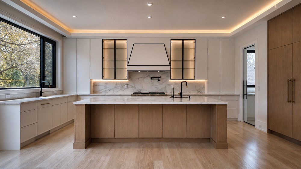 Warm Contemporary Kitchen